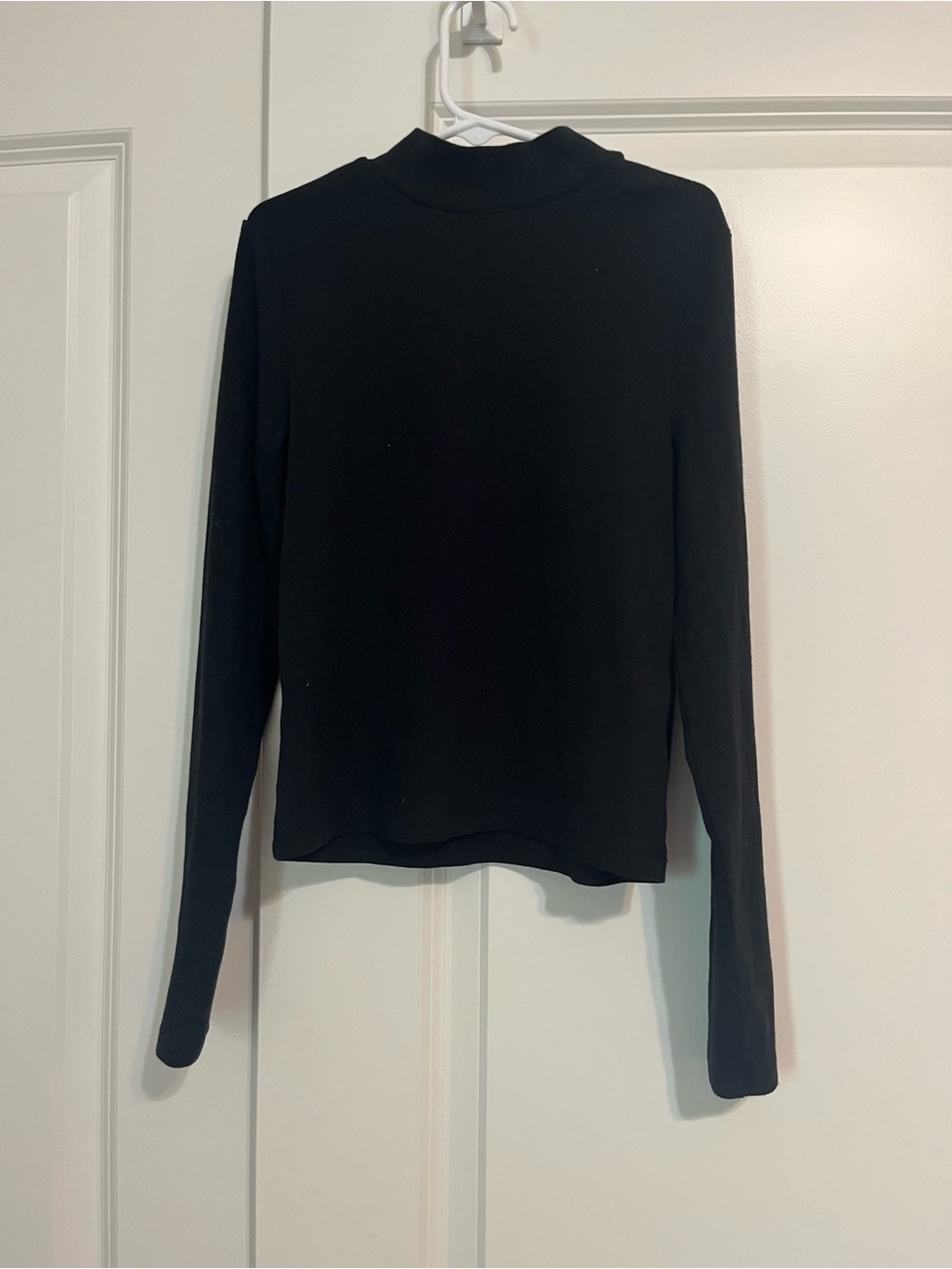 GAP Black Long-Sleeve Mock Neck Top for Kids